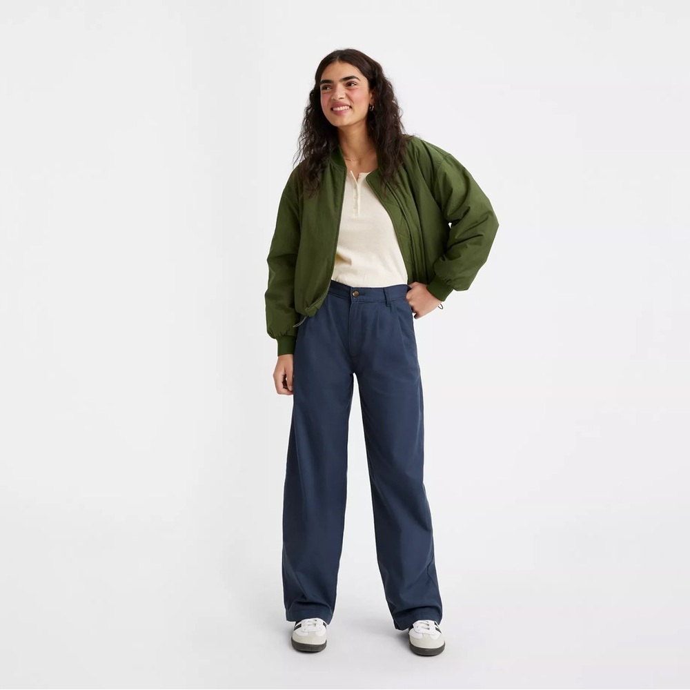 Levi’s High Rise Pleated Baggy Trouser Pants